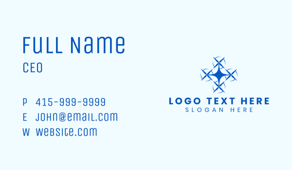 Flying Drone Surveillance Business Card Design Image Preview