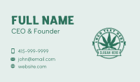 Marijuana CBD Medicine Business Card Image Preview