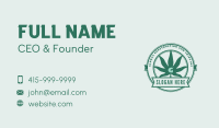 Marijuana CBD Medicine Business Card Image Preview