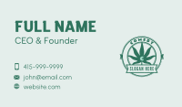 Marijuana CBD Medicine Business Card Image Preview