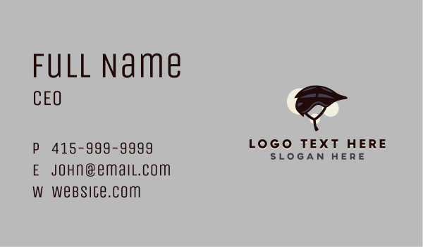 Cycling Bike Helmet Business Card Design Image Preview