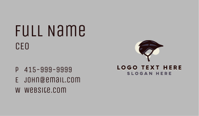 Cycling Bike Helmet Business Card Image Preview