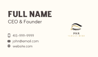 Natural Eyelash Eyebrow Salon Business Card Image Preview