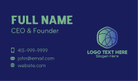 Hexagon Web Developer Business Card Image Preview