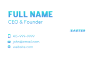 Blue Fast Gradient Business Card Image Preview