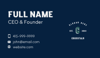 Rustic Casual Business Business Card Design