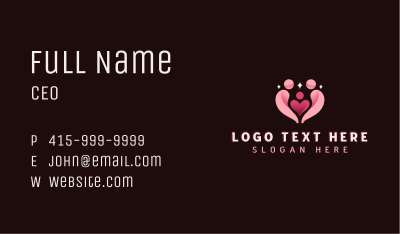 Family Heart Foundation Business Card Image Preview