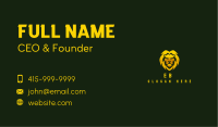 Premium Wild Lion Business Card Image Preview