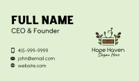 Organic Coffee Grinder  Business Card Image Preview