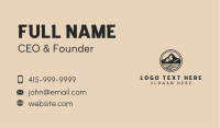 Mountain Summit Lake Business Card Image Preview