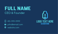 Tech Lock Business Card Image Preview