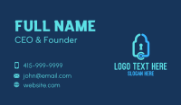 Tech Lock Business Card Preview