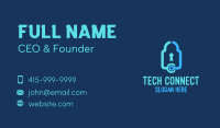 Tech Lock Business Card Image Preview