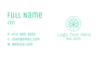 Organic Marijuana Herb Business Card Image Preview