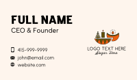 Ethnic Tealight Candle Business Card Preview