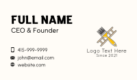 Ladder Paint Brush Tool Business Card Image Preview