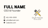 Ladder Paint Brush Tool Business Card Image Preview