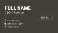 Professional Rope Wordmark Business Card Image Preview