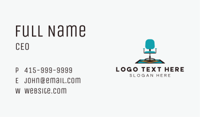 Chair Carpet Furniture Business Card Image Preview