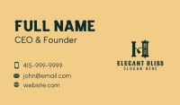 Elegant Brand Letter M Business Card Image Preview