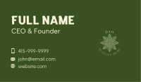 Organic Floral Leaf Business Card Image Preview