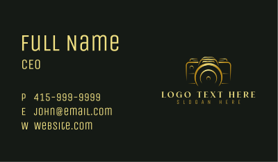 Camera Film Production Business Card Image Preview