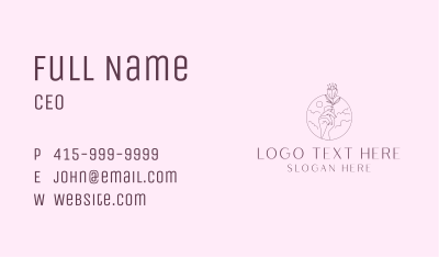 Flower Styling Florist Business Card Image Preview