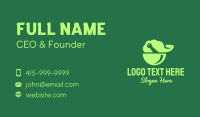 Green Natural Herbal Pharmacy Business Card Design