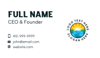 Tropical Beach Island Business Card Image Preview