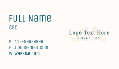 Artisan Croissant Bakeshop Business Card Image Preview