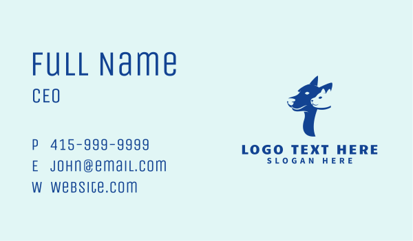 Animal Pet Business Business Card Design Image Preview
