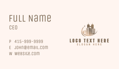 High Rise Building Property Business Card Image Preview
