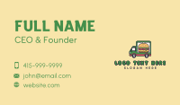 Diner Hamburger Truck Business Card Preview