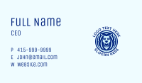 Angry Lion Badge Business Card Image Preview
