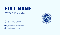 Angry Lion Badge Business Card Image Preview