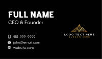 Pyramid Premium Triangle Business Card Image Preview