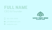 Clam Neck Tie Business Card Image Preview