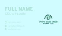 Clam Neck Tie Business Card Design