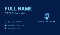 Tee Laundromat Washer Business Card Image Preview