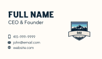Alpine Mountain Trekking Business Card Image Preview