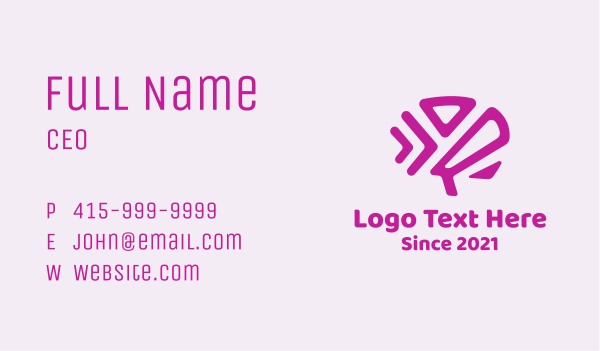 Arrow Brain Shapes Business Card Design Image Preview