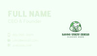 Globe Hands Planet Business Card Preview