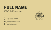 Rustic Mountain Axe Business Card Image Preview