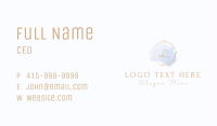 Wreath Watercolor Paint Business Card Image Preview
