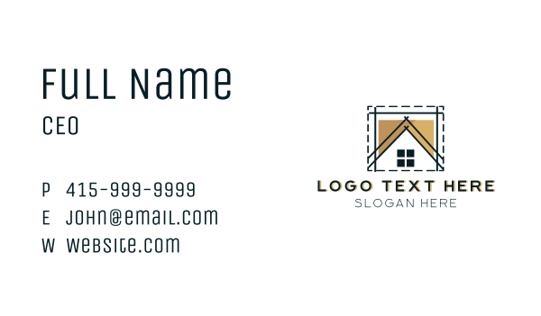 House Roof Architecture Business Card Design Image Preview