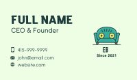 Green Sofa Couch Business Card Image Preview