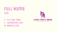 Mythical Unicorn Creature Business Card Image Preview