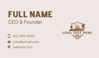 Carpenter Woodwork Tool Business Card Image Preview