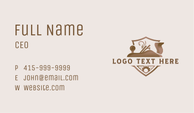 Carpenter Woodwork Tool Business Card Image Preview
