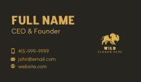 Buffalo Flash Wildlife Business Card Image Preview